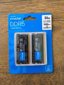 Crucial 64gb Kit (32gbx2) Ddr5-5600 Sodimm