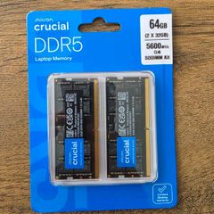 Crucial 64gb Kit (32gbx2) Ddr5-5600 Sodimm