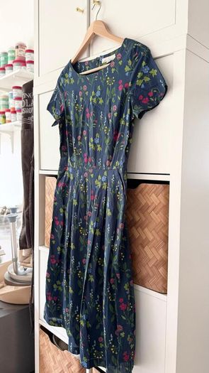 Seasalt Cornwall Floral Cotton Dress Size 10