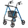 Rollator Walker for Seniors and Adult, Lightweight Aluminum Foldable Rolling Walker with Adjustable Seat and Handle, Outdoor Mobility Rollator Walker with 8" All Terrain Wheels, 300LBS Capacity Image 5