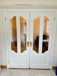 Double doors & door frame