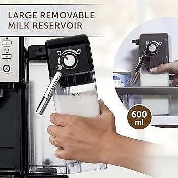 FREE EXPRESS SHIPPING Breville One-Touch CoffeeHouse Coffee Machine | Espresso, Cappuccino & Latte Maker | 19 Bar Italian Pump | Automatic Milk Frother | ESE Pod Compatible