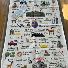 Australian Tea Towel By Red Tractor Designs - New South Wales (NSW) design
