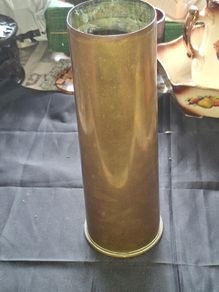 Antique Army Brass Shell, Postage Available,