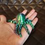 3D Printed Articulated Octopus  Magic Color Shifting Fidget Toy Image 2