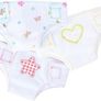 Fabric 3-Pack Nappies from Peterkin: Adjustable and reusable fabric dolls nappies Dolls & Accessories Age 18 Months (FREE POSTAGE) Image 4
