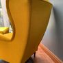 IKEA chair and footstool yellow Image 5
