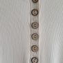 Unbranded beige top with crochet style sleeves Sz M (Fit 10-12 UK) Image 4