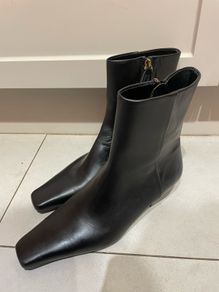 Ankle boots women black Massimo Dutti brand new size 5