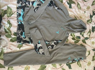 Men grid tracksuit