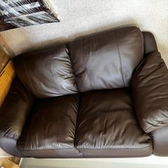 Leather 2 Seater Sofa