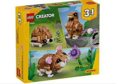 Lego Creator 3-in-1 Cute Hamster with a Flower 31376