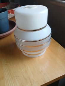 Beautiful Vintage Glass Lampshade