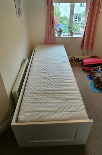 FREE IKEA BRIMNES Day Bed with 2 Mattresses, Excellent Condition