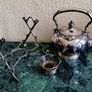 Victorian silverplate tilting spirit kettle Image 2