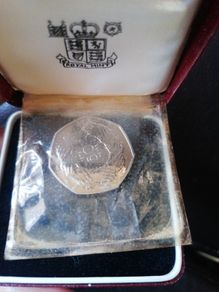 1973 Proof 50 Pence Coin