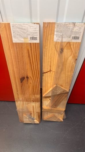 2 New Solid Pine Shelf Kits 890mm