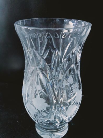High quality similar to Waterford 24% lead crystal  Bud Vase