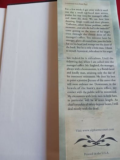 Alphie McCourt/ A Long Stone's Throw/ A memoir/ 2008/ 1st edition