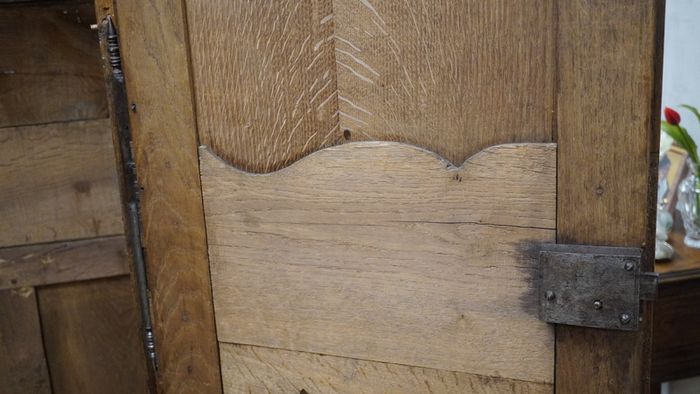 Antique French Oak Armoire / Wardrobe
