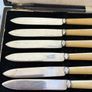 Antique Bone Handle Fish Knife Set Image 2
