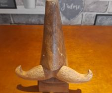 Solid Wood Spectacle Holder. Free Postage!