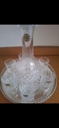 Cristal D'Arques Decanter Set(Vintage)