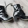 Rare Dr. Martens Darcie Black Patent Heeled Boots - UK 7 / EU 41 Image 7