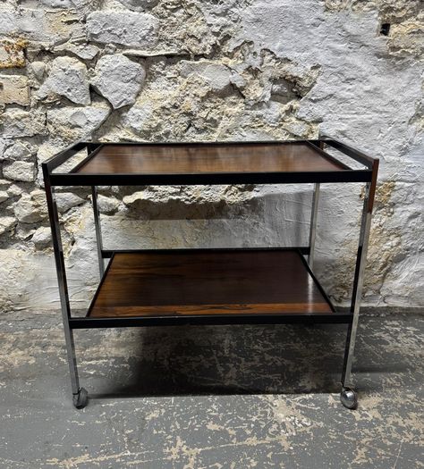 Mid Century Modern Drinks Trolley by Howard Miller