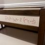 Wooden Baby Changing Unit with Shelves with Changing Mat Image 2