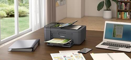 4-in-1 Inkjet Photo Printer - A4 Print, Copy, Scan, Fax, Wi-Fi - ADF, Auto 2 Sided-Print - PIXMA Print Plan Compatible - Suitable for Home Office Print