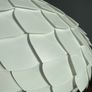 White Ceiling Light Shade Image 3