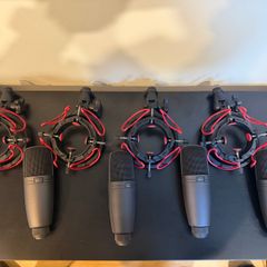 4 x the t.bone SC-300 microphones with shock mounts