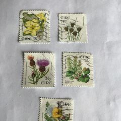 Irish stamps. - Flora Fauna