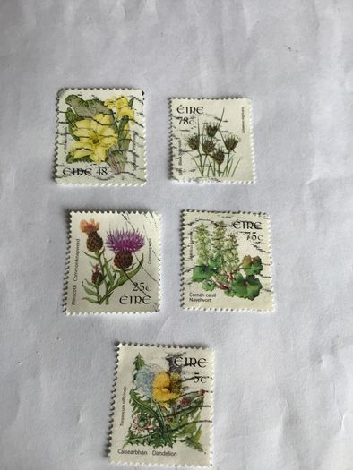 Irish stamps. - Flora Fauna