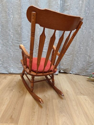 Heirloom wooden rocking chair
