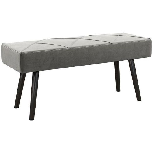 Velvet-Effect Bench