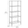 Chrome Shelving Unit Image 5