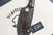 Forged Cleaver Knife with Skull Engraving The Ultimate Blend of Power