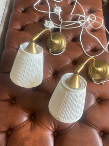 Pair of Ikea wall lights