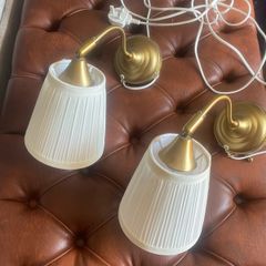 Pair of Ikea wall lights