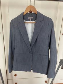 H&M women's Blazer size 12 uk, 40 Eur light grey