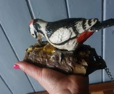 Cast Iron Wood Pecker Door Knocker