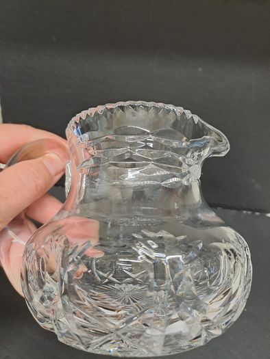 Crystal milk jug or creamer