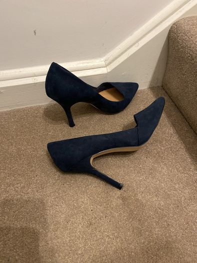 NEXT Shoes Navy Suede Heels
