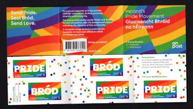 2021 Ireland Irish Pride Movement Commemorative Stamp Booklet Mint Never Hinged (MNH)