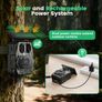 MAXDONE Solar WiFi Wildlife Camera 4K 64MP with Night Vision Motion Activated Image 3