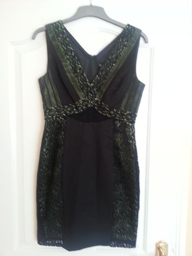 Miss Selfridge bodycon style black dress. Size 10. BNWT.
