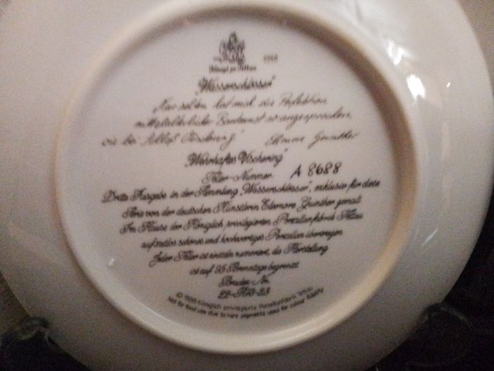 Three German Display Plates