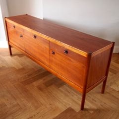 Mid Century Uniflex Teak Sideboard Gunther Hoffstead 1960s Vintage Retro